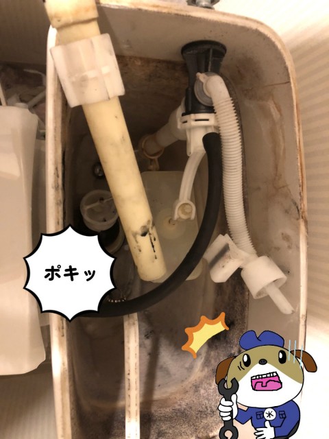 【画像】トイレタンク内の写真です。