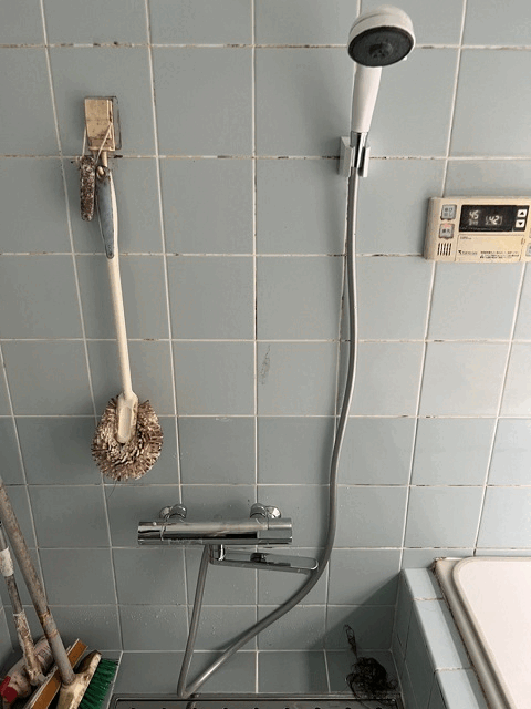 【画像】浴室蛇口交換