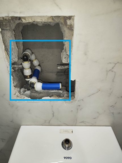 【画像】水道管組み立て