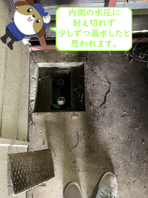 【画像】水道メーター交換前