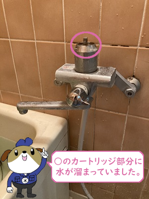 【画像】浴室蛇口交換前