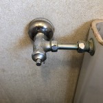 トイレ止水栓交換　埼玉県ふじみ野市　S様邸