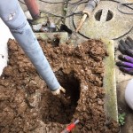 地中給水管漏水修理　東京都北区　U様邸　